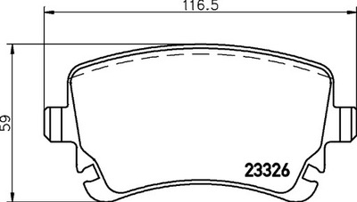 BREMBO P 85 143 КОМПЛЕКТ КОЛОДОК ТОРМОЗНЫХ, ТОРМОЗА TARCZOWE