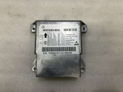 Модуль датчик подушка безопасности a2049013502 mercedes w204 фото №1