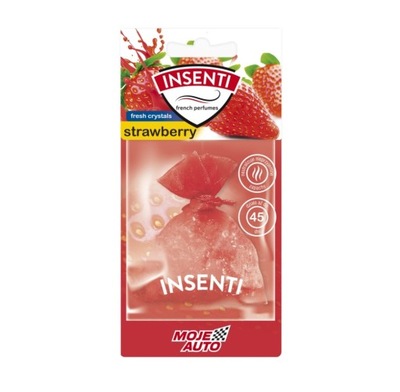 INSENTI ODSWIEZACZ AIRE 20G TRUSKAWKA STRAWBERRY - MOJE AUTO  