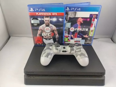 KONSOLA PS4 SLIM 500GB PAD 2 GRY