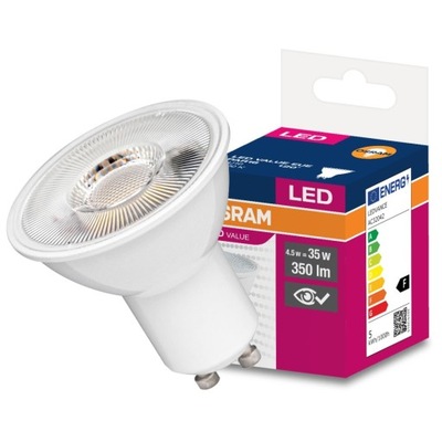 Żarówka LED Osram GU10 350 lm 4,5 W COOL WHITE