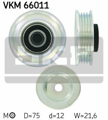 РОЛИК НАТЯЖИТЕЛЬНЫЙ PK SKF VKM 66011 VKM66011