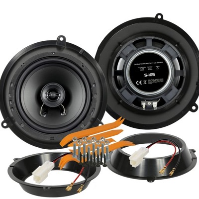 ALTAVOCES 300W FIAT PANDA 169 DE PUERTA PARTE DELANTERA NUEVO DISTANCIAS POTENTE JUEGO  