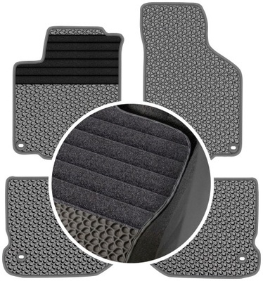 VW NUEVO BEETLE 2003-2010 ALFOMBRILLAS GOMA PARA COCHE EVA ETERNITY  