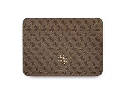 Etui na laptopa GUESS 4G Big Metal Logo Computer Sleeve 13 Brązowy