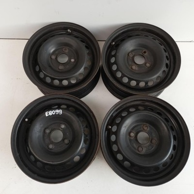 LLANTAS 4X100 14 HYUNDAI I10 + SENSORES 4 PIEZAS (E8099)  