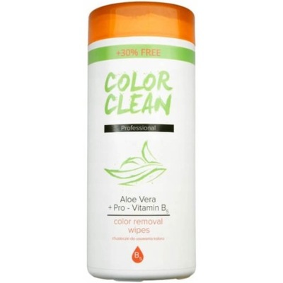 Chusteczki Color Clean Proffesional do zmywania farby po koloryzacji włosów