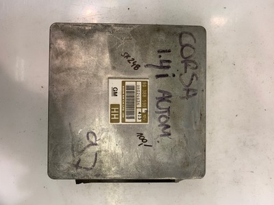 Бортовий комп'ютер двигуна opel 90388599b фото №1