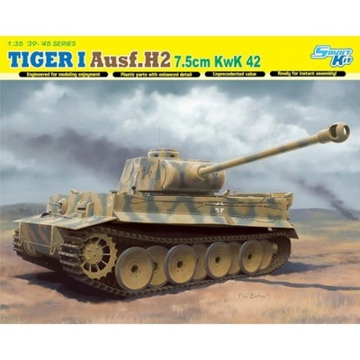 Dragon 6683 Tiger I Ausf H2 7,5 KwK 42