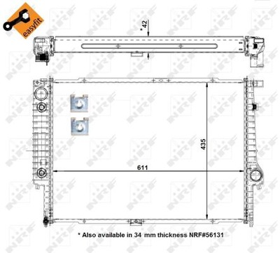 AUŠINTUVAS VANDENS NRF 50566 