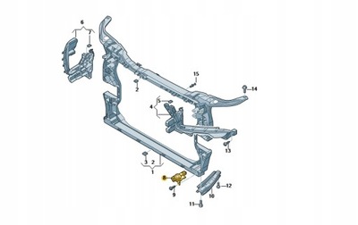 80A805201 LAIKIKLIS AUŠINTUVO KAIRYSIS PRIEK. AUDI Q5 