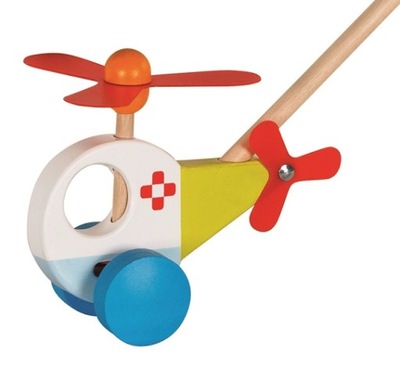 Zabawki dla małych dzieci Pchacz Helikopter na kij Do zabawy na dworze