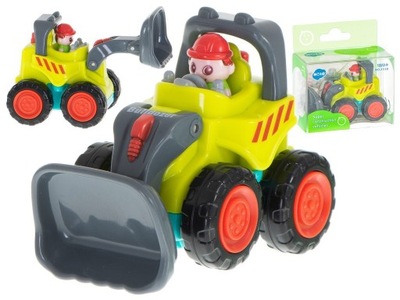 Samochód dla dzieci auto budowlane zabawka dla dwulatka buldożer spychacz H