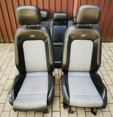 Vw passat b8 kombi r-line 14-19 сиденья заднее сиденье салон демонтаж фото №1