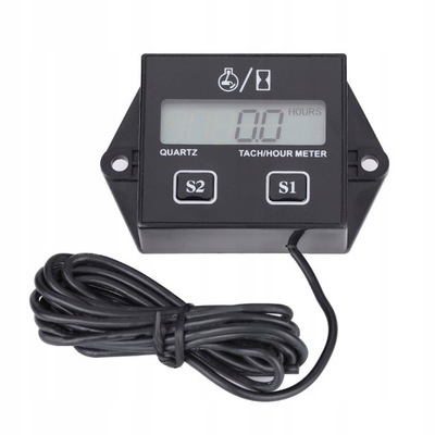 LCD DIGITAL TACÓMETRO TACH/HOUR METER GAUGE RPM  