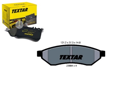 PADS BRAKE CHEVROLET REAR EVANDA 06- TEXTAR - milautoparts-fr.ukrlive.com