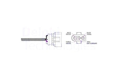 DELPHI ЗОНД ЛЯМБДА DELPHI ES20164-12B1 AUDI A4.A6 A8 BMW 325.VW