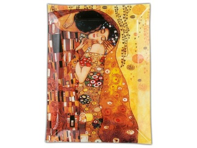 Talerz dekoracyjny - G. Klimt Pocałunek - 32x24cm