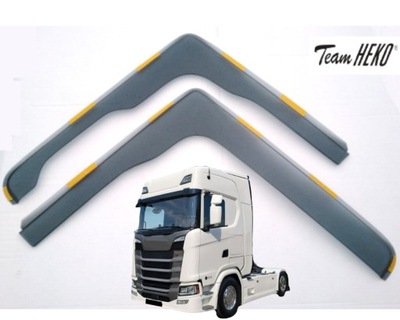 DEFLECTORES AL VENTANAS LADO SCANIA S,R,G DE 2016 HEKO  