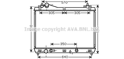 РАДІАТОРИ ВОДИ AVA QUALITY COOLING SZ2105