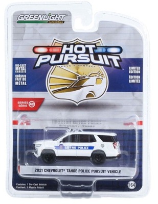 GREENLIGHT 2021 CHEVROLET TAHO Houston Police 1:64