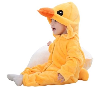 PIŻAMA DLA DZIECI KACZKA DUCK KIGURUMI ONESIE 100