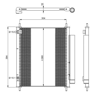 RADIATOR KLIMAT. CITROEN  