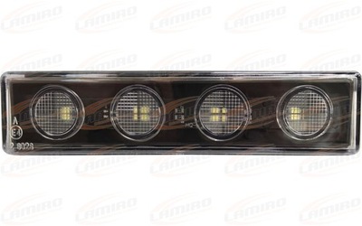 Scania r p g лампа габаритная накладка белый led защита солнцезащитная фото №1