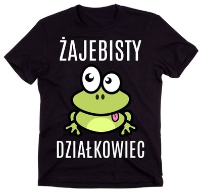 Koszulka t-shirt ogródek ogrodnik działkowiec XL