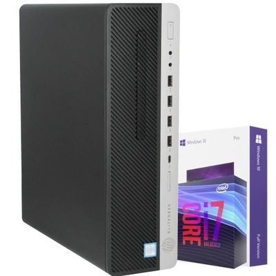 Komputer HP 800 G3 SFF i7-6700 32 GB 1TB SSD Win10Pro biurowy biznesowy PC