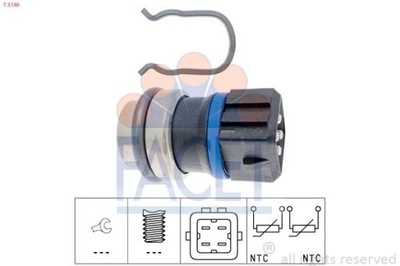 FACET 7.3146 CZUJNIK, TEMPERATURA DE LÍQUIDO REFRIGERACIÓN  