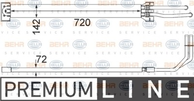 RADIATOR OILS VW TOUAREG 7P5 04.10- 7P5422885A  