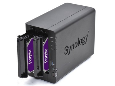 Synology DS223 4TB = 2x hdd WD 2TB PURPLE