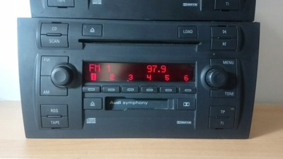 РАДІО CD SYMPHONY II 2DIN + КОД AUDI A6 C5 РЕСТАЙЛ