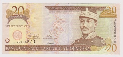 Dominikana - 20 Pesos - 2000 - P-160 - st.2