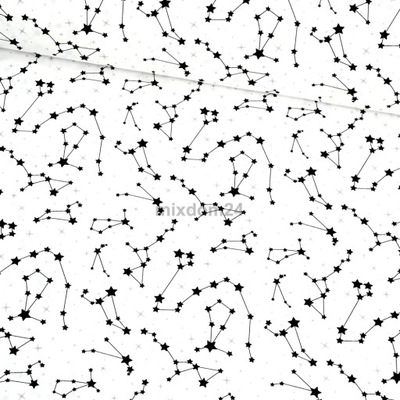 Tkanina Mini gwiazdozbiór gwiazdki gwiazdy wz2270