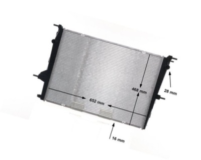 Радиатор воды - mahle cr 1197 000s фото №1