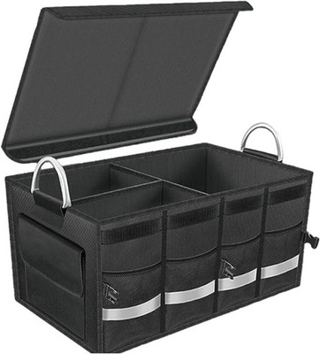 ORGANIZADOR PARA COCHE NEGRO XXL 60X35X30CM  