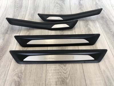Накладки пороговые active hybrid 3 bmw 3 f30 фото №1