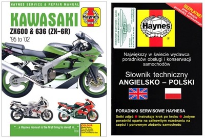 KAWASAKI ZX600 ZX636 ZX-6R NINJA (1995-2002) MANUAL REPARACIÓN +GRATIS 24H  