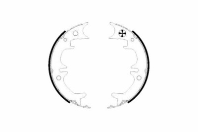 Textar 91059400 набор колодка тормозных, тормоз стояночный фото №1