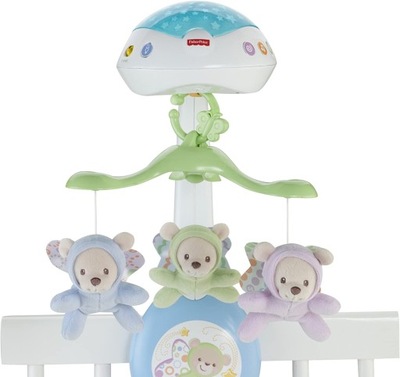 KARUZELA NAD ŁÓŻECZKO DLA DZIECI FISHER-PRICE 3W1