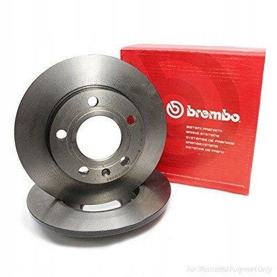 BREMBO DISCO DE FRENADO PARTE TRASERA VW PASSAT 05- TIGUAN  