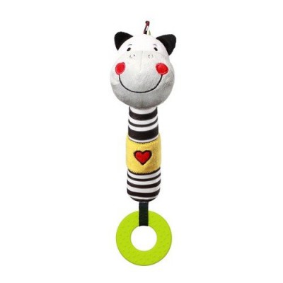 BabyOno piszczek z gryzakiem Zebra Zack 634