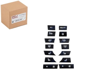 Набор ремонтный накладки кнопок nty фото №1