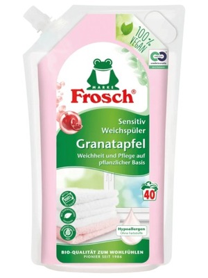 FROSCH płyn do płukania 1L 40p Sensitiv Granat