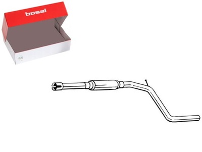 SILENCER SYSTEM OUTLET CENTRAL DACIA SANDERO 1.2 1.2LPG 11.08- - milautoparts-fr.ukrlive.com