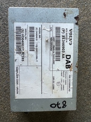 Volvo v40 v60 v70 тюнер радио volvo оригинальный номер 31346903aa фото №1