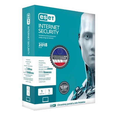 ESET Internet Security 1st.przedłużenie 12m-cy BOX