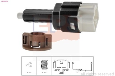 CONMUTADOR DE LUZ LUZ DE FRENADO HONDA 1-810-178  